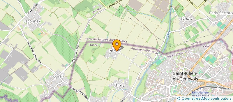 localisation de l'entreprise NEXORIA HOLDING  SAINT-JULIEN-EN-GENEVOIS
