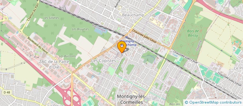 localisation de l'entreprise NEXOTIX  MONTIGNY-LES-CORMEILLES