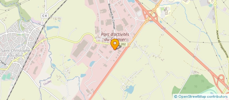 localisation de l'entreprise NEXPAN à CHOLET