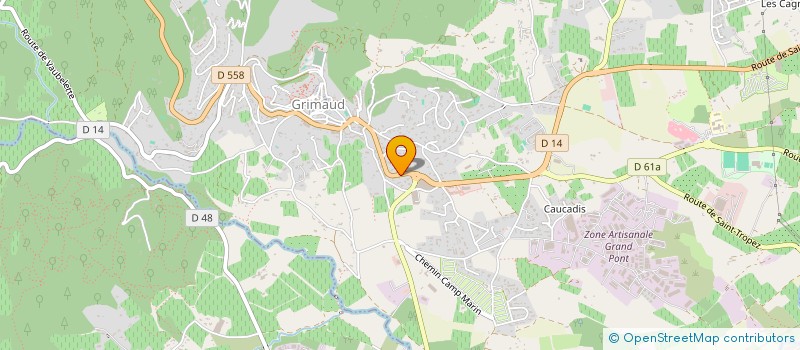 localisation de l'entreprise NEXPAND à GRIMAUD