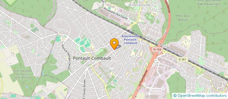 localisation de l'entreprise NEXSAIL à PONTAULT-COMBAULT
