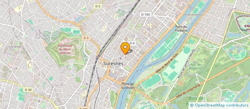 localisation de l'entreprise NEXSTONE INVEST à SURESNES