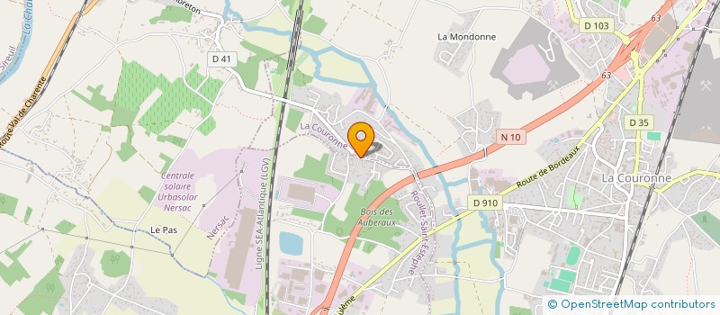 localisation de l'entreprise NEXT à NERSAC