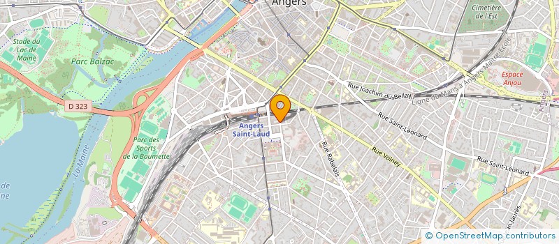 localisation de l'entreprise NEXT à ANGERS