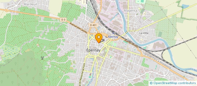 localisation de l'entreprise NEXT  EPERNAY