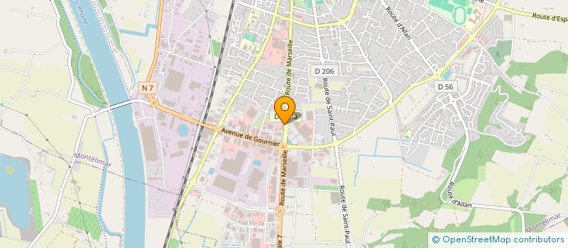 localisation de l'entreprise NEXT  MONTELIMAR