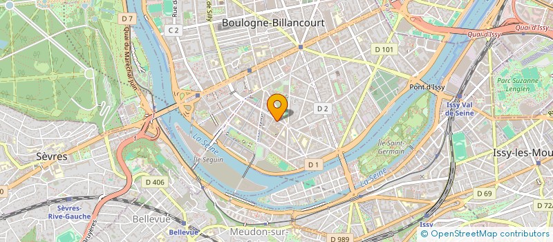 localisation de l'entreprise NEXT 54  BOULOGNE-BILLANCOURT