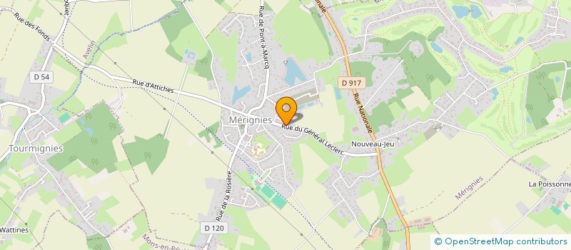 localisation de l'entreprise NEXT  MERIGNIES