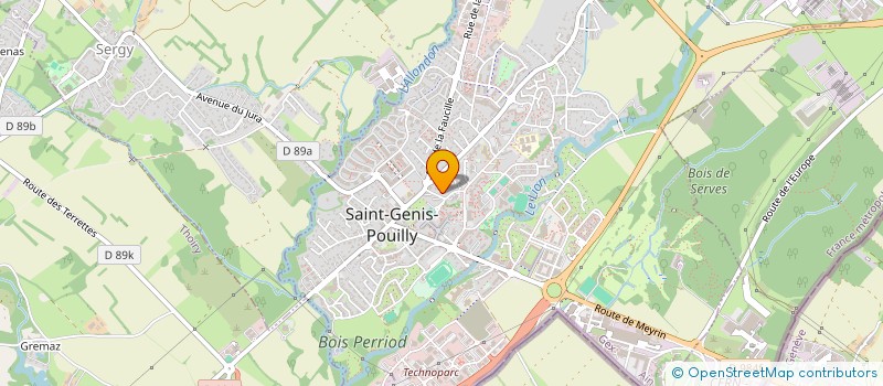 localisation de l'entreprise NEXT à SAINT-GENIS-POUILLY