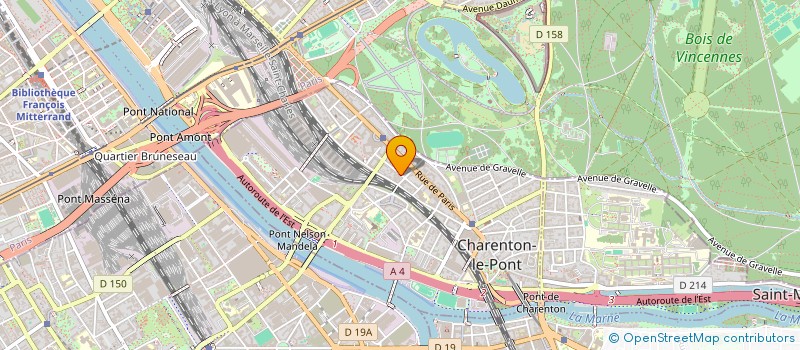 localisation de l'entreprise NEXT à CHARENTON-LE-PONT