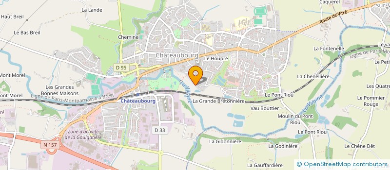 localisation de l'entreprise NEXT à CHATEAUBOURG