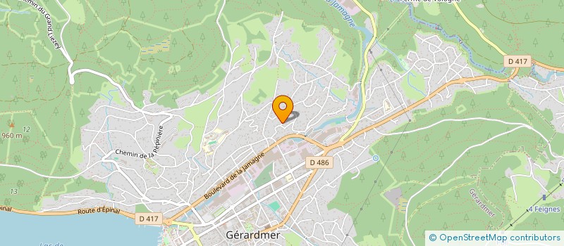 localisation de l'entreprise NEXT  GERARDMER