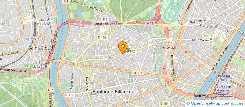 localisation de l'entreprise NEXT CAMPUS à BOULOGNE-BILLANCOURT