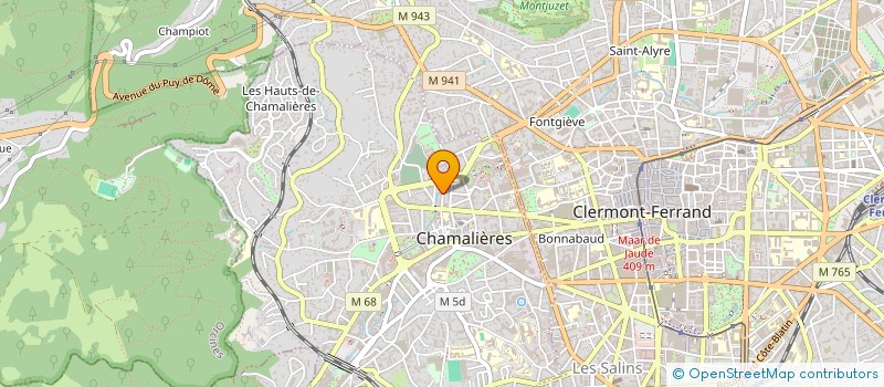 localisation de l'entreprise NEXT D à CHAMALIERES