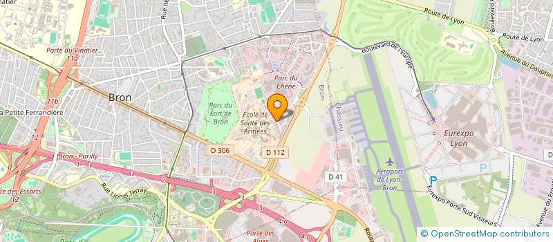 localisation de l'entreprise NEXT DEVELOPPEMENT à BRON