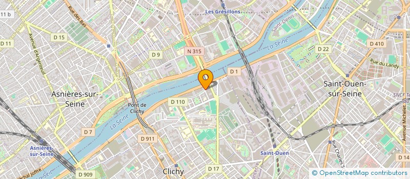 localisation de l'entreprise NEXT DIS à CLICHY