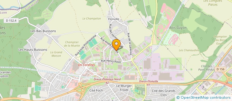 localisation de l'entreprise NEXT DISTRIBUTION à DREUX