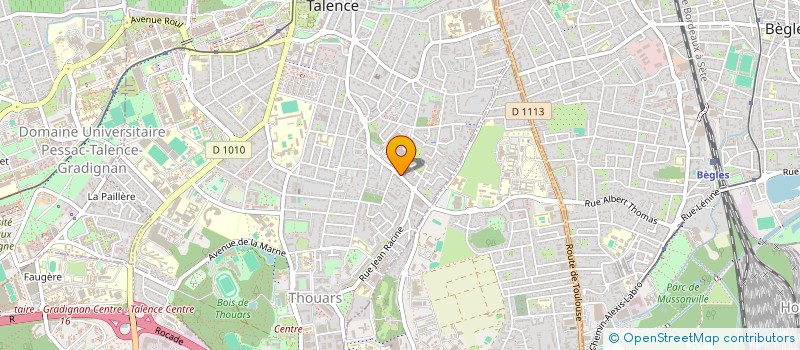localisation de l'entreprise NEXT EDEN à TALENCE