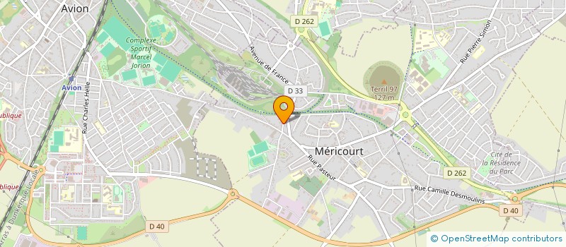 localisation de l'entreprise NEXT ENERGIES à MERICOURT