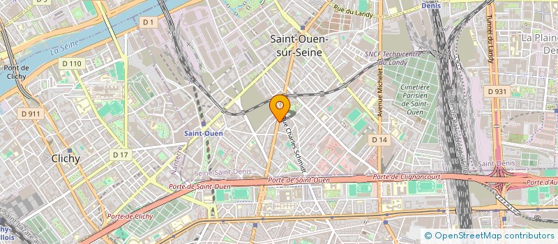 localisation de l'entreprise NEXT FLOOR à SAINT-OUEN-SUR-SEINE