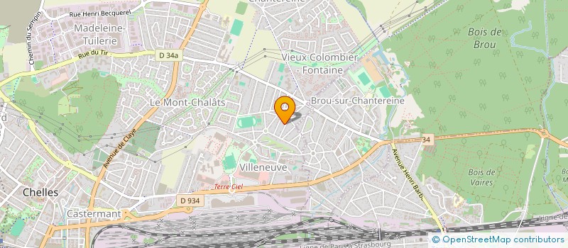 localisation de l'entreprise NEXT GENERATION FUTSAL à CHELLES