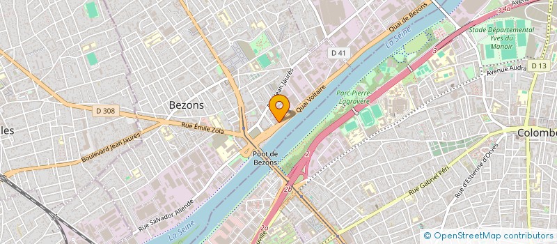 localisation de l'entreprise NEXT HABITAT  BEZONS