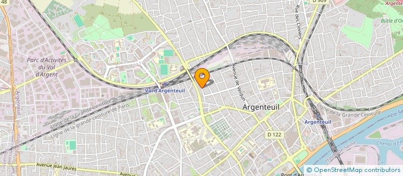 localisation de l'entreprise NEXT-HOME  ARGENTEUIL