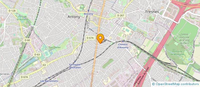 localisation de l'entreprise NEXT HOUSE à ANTONY