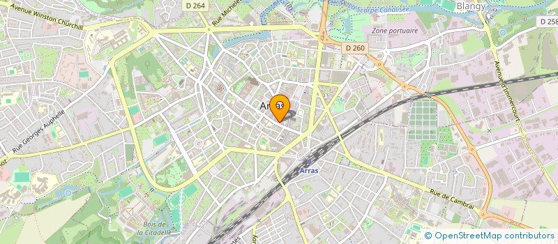 localisation de l'entreprise NEXT IMMO à ARRAS