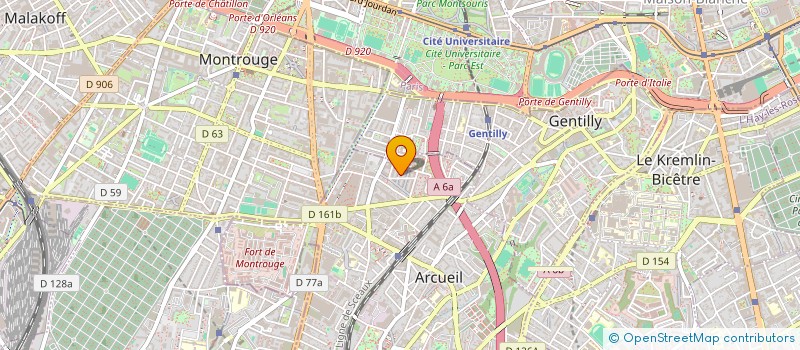 localisation de l'entreprise NEXT-IMMO  ARCUEIL