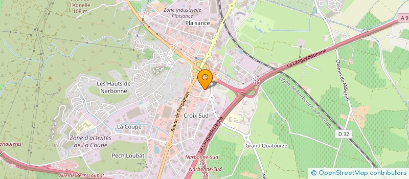 localisation de l'entreprise NEXT IMMO à NARBONNE