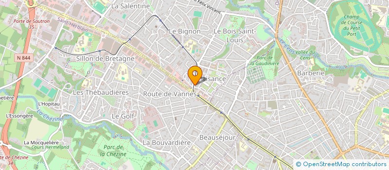 localisation de l'entreprise NEXT LOCATION à ORVAULT