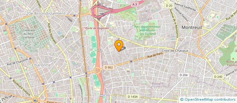 localisation de l'entreprise NEXT MODE à BAGNOLET
