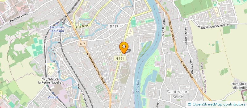 localisation de l'entreprise NEXT NR-GIE à CORBEIL-ESSONNES