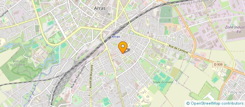 localisation de l'entreprise NEXT ODYSSEY à ARRAS