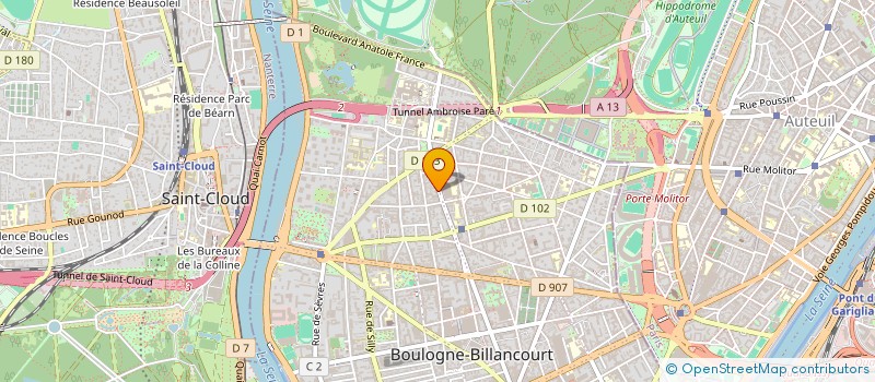 localisation de l'entreprise NEXT OPUS à BOULOGNE-BILLANCOURT