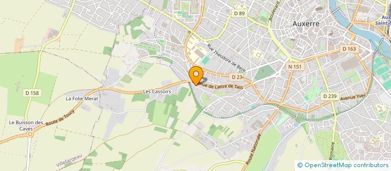 localisation de l'entreprise NEXT RECORDS à AUXERRE