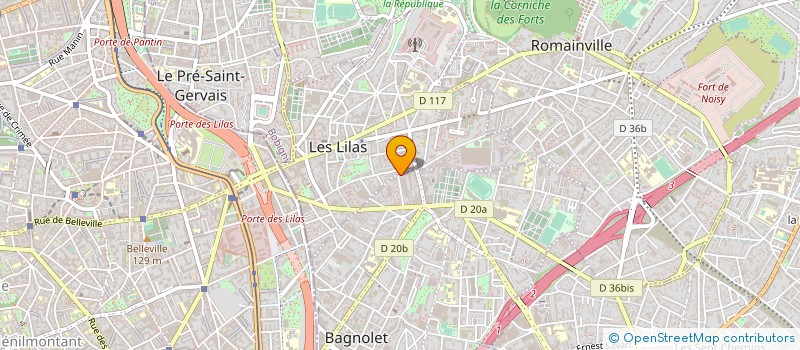 localisation de l'entreprise NEXT RECORDS & ENTERTAINMENT à BAGNOLET
