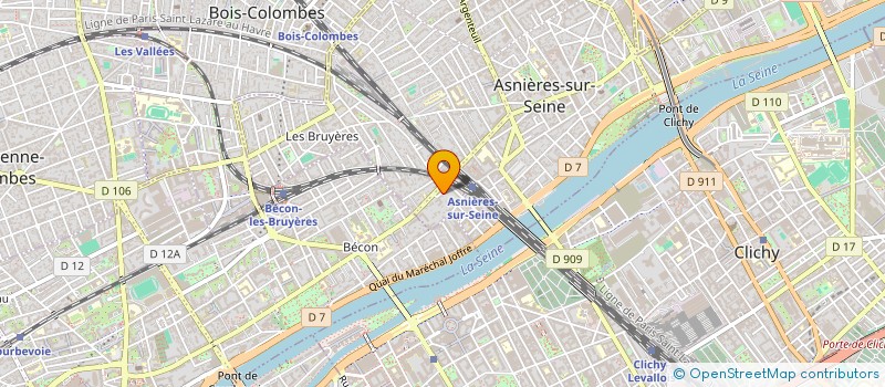 localisation de l'entreprise NEXT(S)  ASNIERES-SUR-SEINE