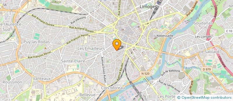 localisation de l'entreprise NEXT STAGE HOLDING à LIMOGES