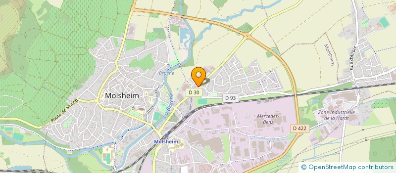 localisation de l'entreprise NEXT STEP AGENCY  MOLSHEIM