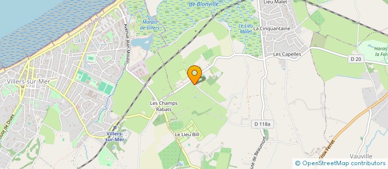 localisation de l'entreprise NEXT STEP HDS  BLONVILLE-SUR-MER