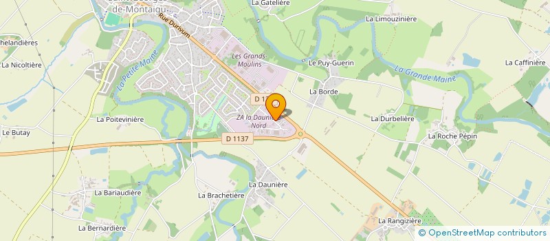 localisation de l'entreprise NEXT STEP HLD à MONTAIGU-VENDEE