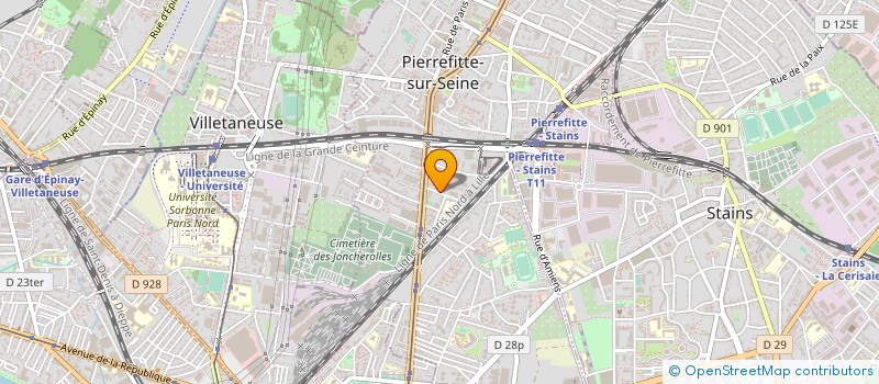 localisation de l'entreprise NEXT TIME à PIERREFITTE-SUR-SEINE