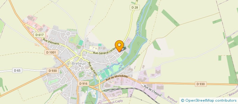 localisation de l'entreprise NEXT TRADE à BRETEUIL