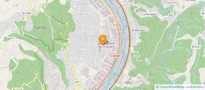 localisation de l'entreprise NEXT TRANSPORTS & LOGISTIQUE à CARROS