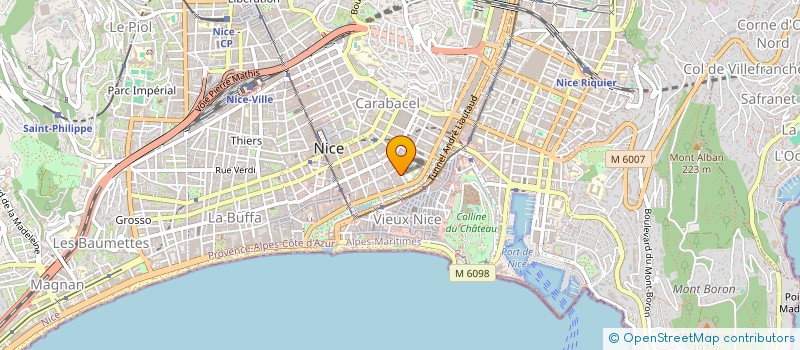 localisation de l'entreprise NEXT UP à NICE