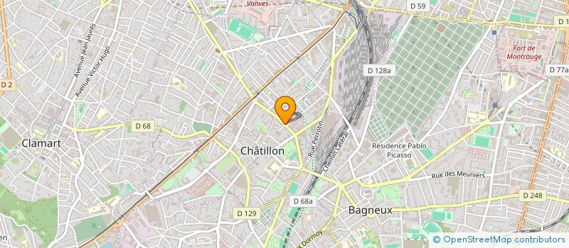 localisation de l'entreprise NEXT20 à CHATILLON