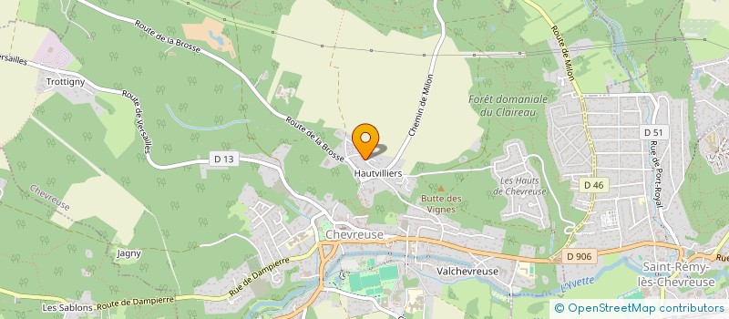 localisation de l'entreprise NEXT25  CHEVREUSE