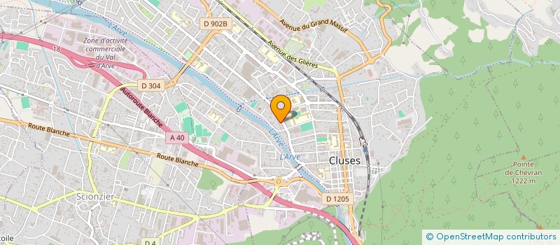 localisation de l'entreprise NEXT2DRIVE  CLUSES